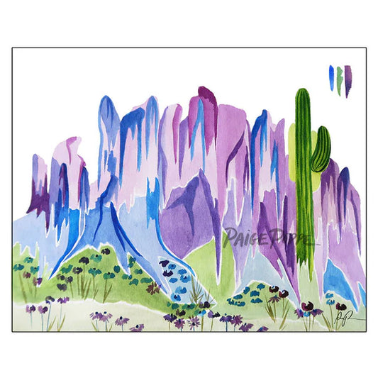 "Moonlight Treasure" Watercolor Print