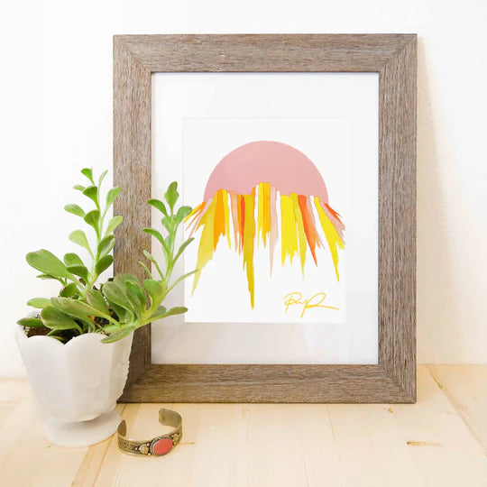 "Rainbow Ridge" Watercolor Print