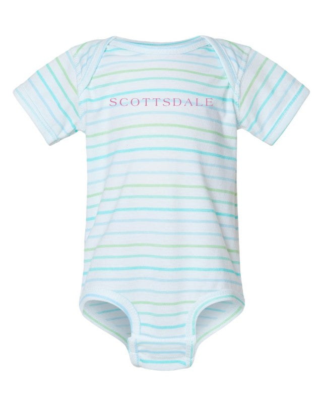 Scottsdale Americana Stripe Onesie