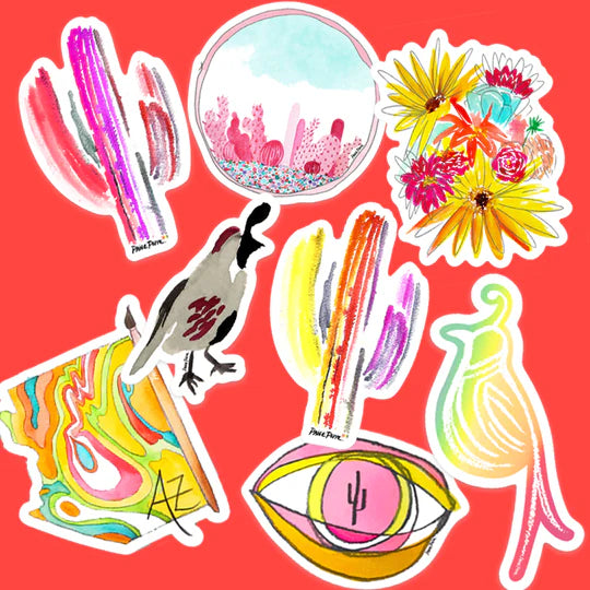 "Eye of the Desert" Sticker