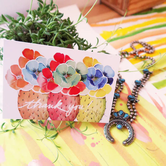 "Prickly Prism" Thank You Card