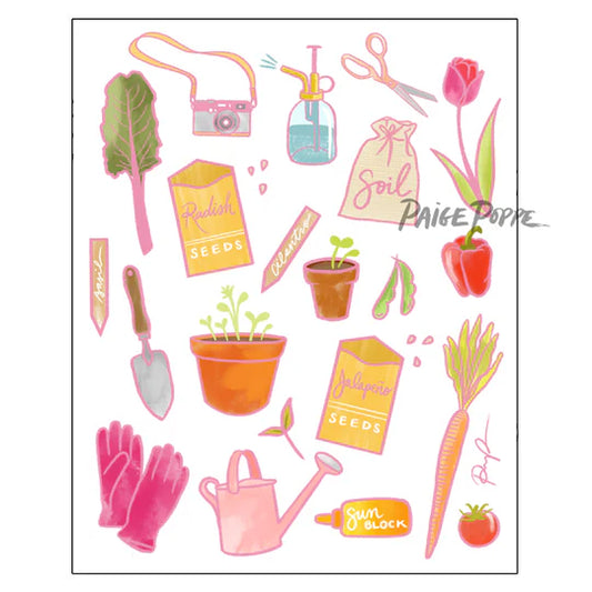 "The Joy of Gardening" Art Print