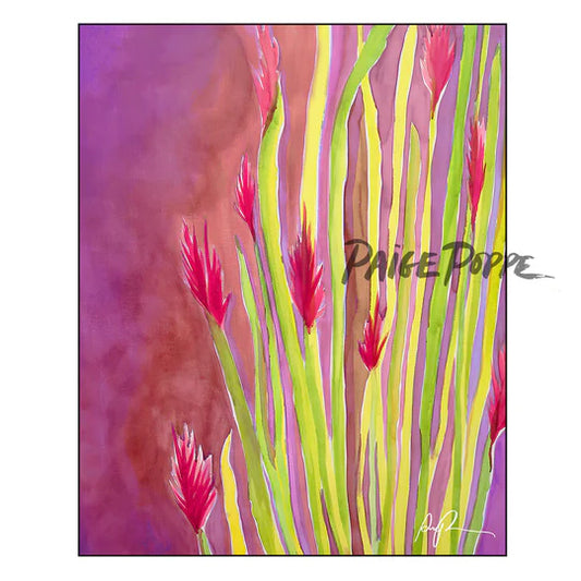 "Vibrant Ocotillo" Watercolor Print